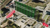 Bild 4. Gemessene Reichweite auf einer Kreuzung in der Stadt und ihr Einfluss auf die simTD-Funk- tion Kreuzungs- und Querverkehrsassistent (PS =20 dBm, fCAM = 5 Hz, vego = 50 km/h, vcoll = 50 km/h).