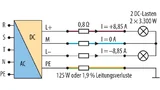 Verlustbeispiel in einem ±380-V-Gleichstromkabel