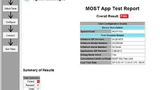 Bild 3. Die auf dem Oszilloskop laufende Applikation weist dem Anwender den Weg durch den Test, führt den Test weitgehend selbstständig durch und errechnet die Ergebnisse automatisch. Die Applikation erzeugt einen Bericht im HTML-Format mit allen Tes