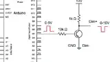 Bild 1: Die LED-Treiber der Serie »HLG, Typ B« von Mean Well können PWM-Signale im Frequenzbereich zwischen 100 Hz und 3000 Hz verarbeiten. Daher lässt sich das Ausgangssignal eines Singleboard-Computers (z.B. Arduino) mit einer Pegelumsetzung auch d