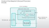 Maxim, MAX2082, Ultraschall-Transceiver, ultrasound transceiver, healthcare, block diagram