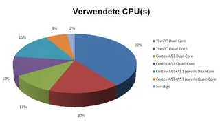 Die Mehrheit tippte bei der CPU richtig: Eine Dual-Core-Eigenentwicklung von Apple.