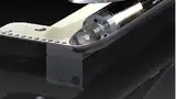 Bild 1: Für schwere Lasten geeignet: Detail eines Motorgehäuses bei einem Physcient-Prototyp mit aktueller Antriebstechnik