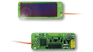 Eine Solarzelle dient hier als Energiequelle für das Temperatursensor-Funkmodul STM330, das sich durch einen sehr geringen Energiebedarf auszeichnet.