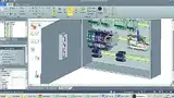 Bild 2: Auch für den dreidimensionalen Entwurf von Installations- und Schaltschränken eignet sich das Softwarewerkzeug »DesignSpark Mechanical«