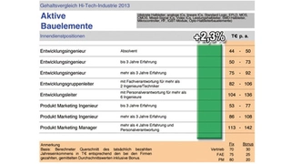 Grafik zur Gehaltsstudie von Interconsult, 1