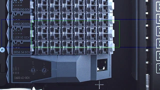 Stück für Stück prüft VisionPro von Cognex die Feldklemmen auf Position und Bautyp.