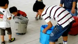 Durch die »soziale Verbindung« zur Mülltonne sind Kinder schnell bereit, ihren Müll dort hinein zu werfen.