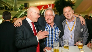 Gute Stimmung auch bei den Besuchern
