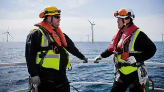 Servicetechniker für Offshore-WEA