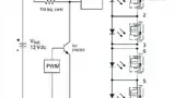 Bild 1: Typische schematische Darstellung eines LED-Beleuchtungssystems und der Schutzelemente 
