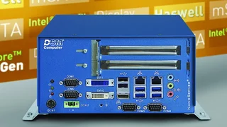 In Nürnberg stellt DSM Computer ihren Industrierechner »NanoServer N2-QM87« vor, der einen Core-i5/i7-Prozessor der vierten Generation von Intel mit zwei oder vier Rechenkernen und den Chipsatz QM87 integriert. In einem 204 mm × 226 mm × 109 mm klein