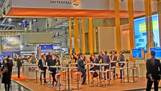 Auf der E-world 2014, Stand Trianel