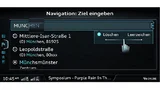 Schnelle Navigationszieleingabe mit verbesserter Suchfunktion. 