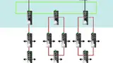 Bild 3: Anbindung des zentralen Leitsystems an einen Gigabit-TX-Ring mit dezentralen Außenstationen, die über ein LWL-Kabel gekoppelt sind