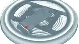 Bild 4: Durchgehend gerissenes Tabbändchen im CT-Volumenscan des Akkumulators