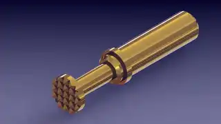 Der Batterie- und Ladekontakt-Kurzhubstift F704 von Feinmetall (Halle 6, Stand 209) ist für den Zugriff auf Kontaktflächen ausgelegt, bei denen es auf eine sehr hohe Treffsicherheit ankommt. Der flache Kopfdurchmesser von 1,8 mm in Kombination mit ei