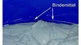 Bild 1: Sedimentieren der Füllstoffe und das Entmischen von Bindemittel 