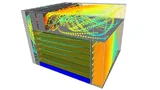 Wärmesimulationen zeigen den Luftstrom und die Hot