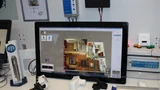 Intels Partner Enocean hatte eine selbstlernende Heizungssteuerung basierend auf batterieloser Funksensorik dabei. 
