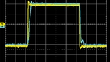 Bild 7b: Sprungantwort des Verstärkers ohne Potentiometer für Offset-Trimming 