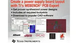 WEBENCH® PCB Export von TI
