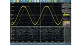 Durch einen zeitlichen Versatz zwischen Taktsignal und Daten des A/D-Wandlers verschwinden die Spikes in der analogen Busdarstellung
