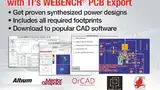 TIs Webench mit Feature »PCB Export«