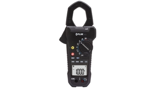 Die 1000-A-Multifunktions-Stromzange FLIR CM78 verbindet die Fähigkeiten eines DMM mit Echt-Effektivwertmessung und einer Strommesszange mit denen eines berührungslosen IR-Thermometers und eines Typ-K-Thermoelements.