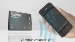 Die Kommunikation mit dem Smartphone erfolgt kabellos übe WiFi.