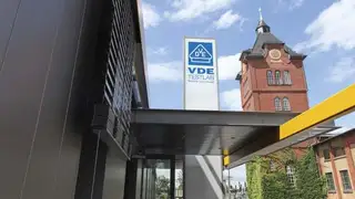 VDE Prüf- und Zertifizierungsinstitut, Eingang