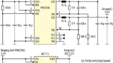 Die Schaltung für die Spannungsversorgung auf dem I/O-Board