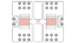 „Direct Copper Bonded“- (DCB) Struktur der Shunt-Module mit Shunts sowie Haupt- und Hilfsanschlüssen
