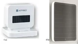a) Wassersensor von AFRISO. Die autarke Versorgung des Sensors und Funksenders erfolgt aus einer relativ kleinen Solarzelle. b) Multifunktionssensor für Licht, Feuchtigkeit und Temperatur der Firma alphaEOS