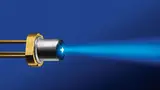 Eine blaue Hochleistungs-Laserdiode von Osram Opto Semiconductors