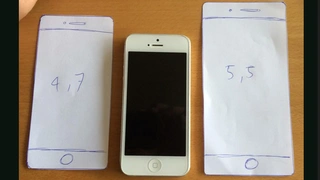 Papier-Vorlage zum neuen iPhone 6