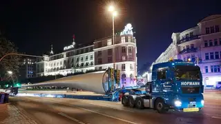 Rotorblatt-Transport Nordex