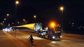 Rotorblatt-Transport Nordex