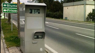 Stationäres Gerät zur Geschwindigkeitsüberwachung des Straßenverkehrs in Österreich
