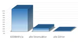 Kostenaufteilung der 6000 kWh