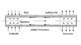 Prinzipieller Aufbau einer Heatpipe