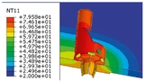 Bild 1: Temperaturverteilung am Han-Fast Lock 