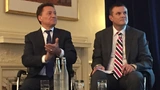 Intels Europa-Chef Christian Morales (links) und Rod O'Shea, IoT-Manager in EMEA, hatten sichtbar ihre Freude.