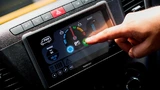 Das Nutzerschnittstelle auf Basis eines Tablets beim Iveco Daily Electric.