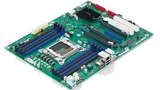 Bild 1: Semiindustrielle Merkmale besitzt das Mainboard »D3128-B« von Fujitsu, das auf Intels »C602«-Chipsatz basiert und die »Xeon«-Familien »Sandy Bridge E5-26xx« und »Ivy Bridge E5-16xx« unterstützt 