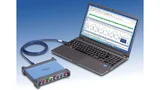 Beispiel für ein USB-PC-Oszilloskop: hier ein 8-Kanal-PicoScope 4824 mit PicoScope-6-Software für Windows und Linux