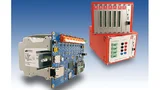 Ein Datenlogger der ME-Xpert-Serie mit USB und anderen Schnittstellen als OEM-Karte (im Bild mit modularer Signalanpassung) und verschiedenen Gehäuse-Optionen