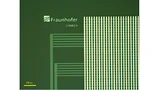 Fotolithografisch strukturiertes, monochromes OLED-Display mit einer Pixelgröße von 50 µm.