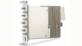 Das neue rekonfigurierbare Oszilloskop NI PXIe-5171R arbeitet in einem PXI-Systembus-Chassis, bedient sich eines High-Speed-FPGA 