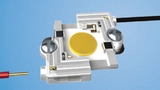 Abbildung 1: Skalierbare LED-Halterung Lumawise von TE Connectivity für Cree-,  Philips-Lumileds- und Sharp-CoB-Arrays